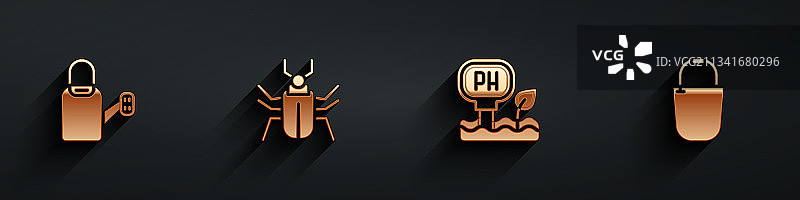 喷壶昆虫苍蝇土壤酸碱度测试图片素材