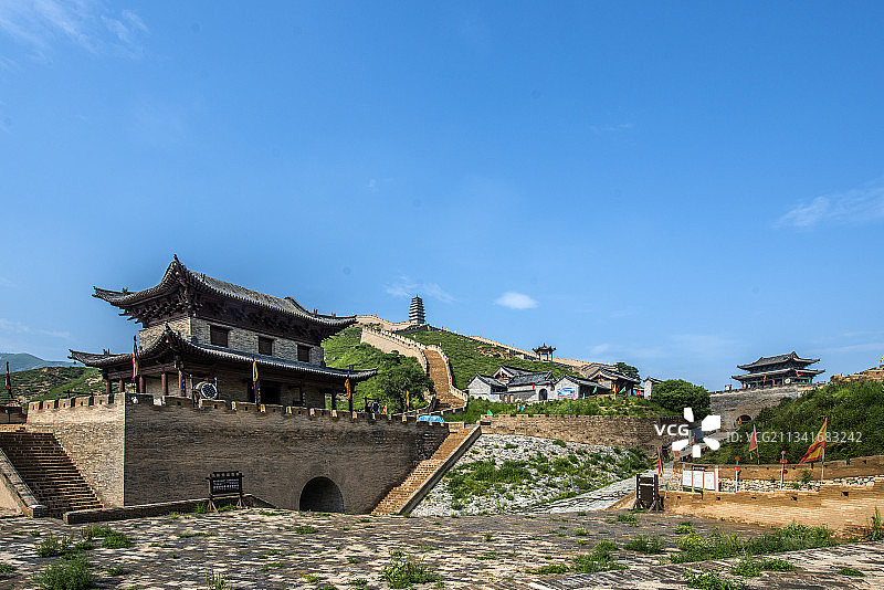 2013-07-17中国，山西省，忻州市，代县，雁门关图片素材