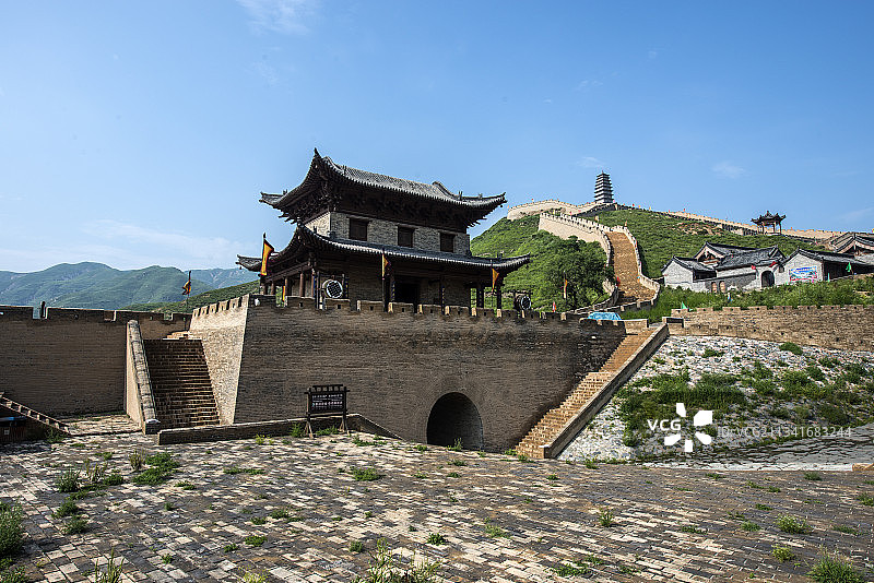 2013-07-17中国，山西省，忻州市，代县，雁门关图片素材