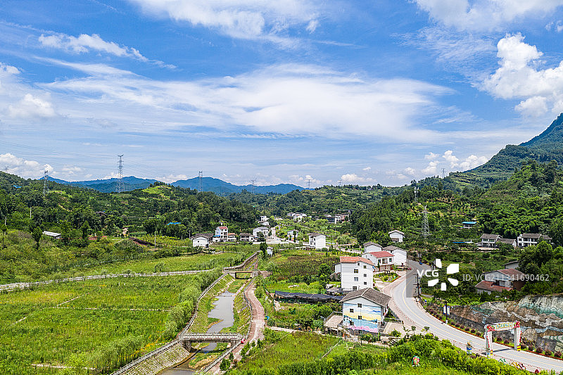魅力乡村振兴磐石镇图片素材