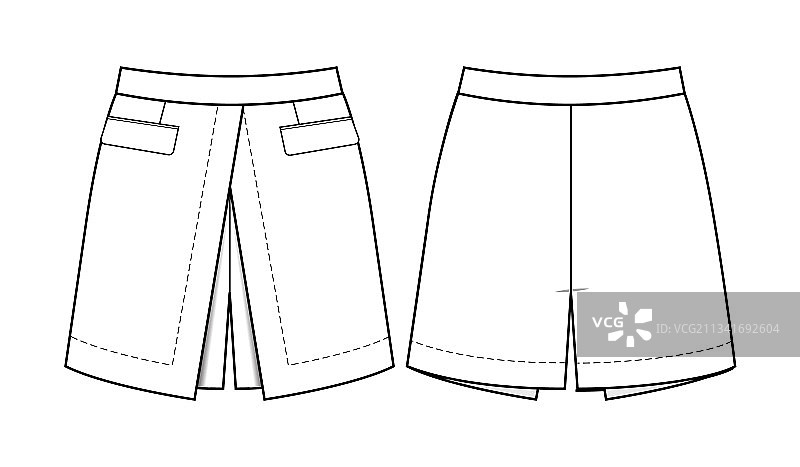 短裙裤图片素材