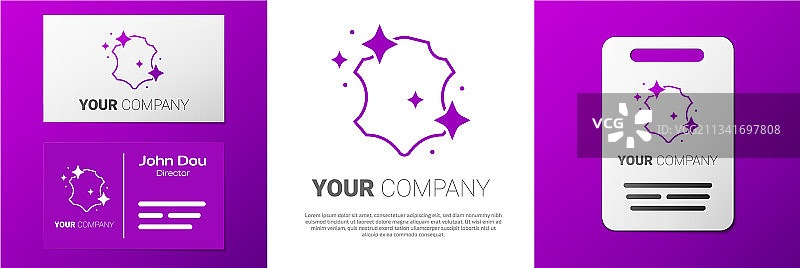 白色背景上隔离的皮革图标标志图片素材