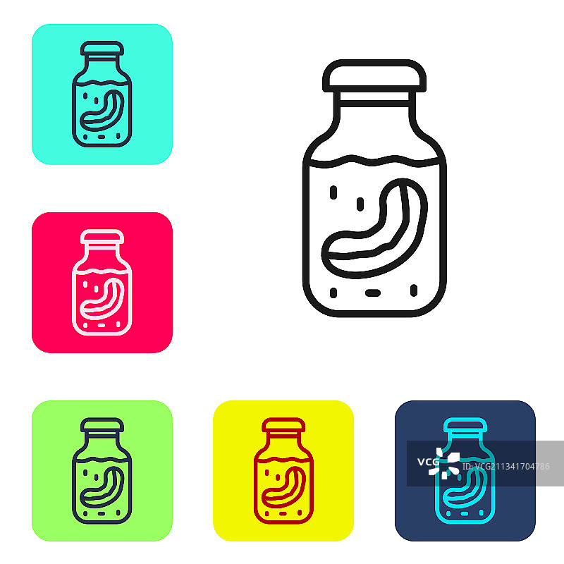 罐装黑海参图标图片素材