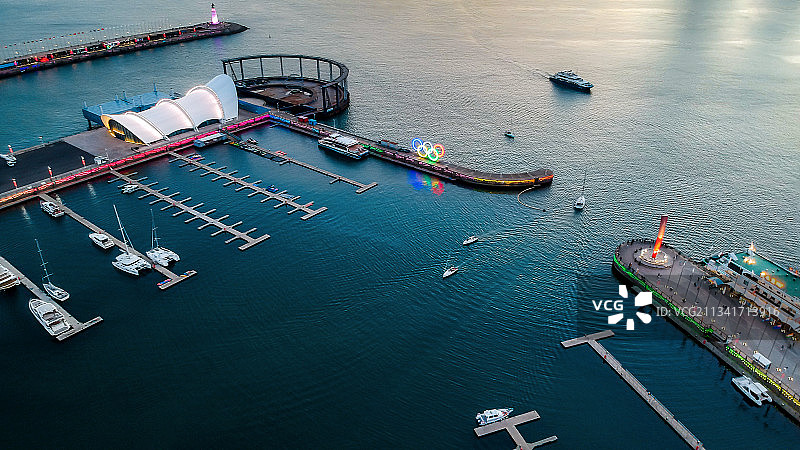 山东青岛奥帆中心图片素材