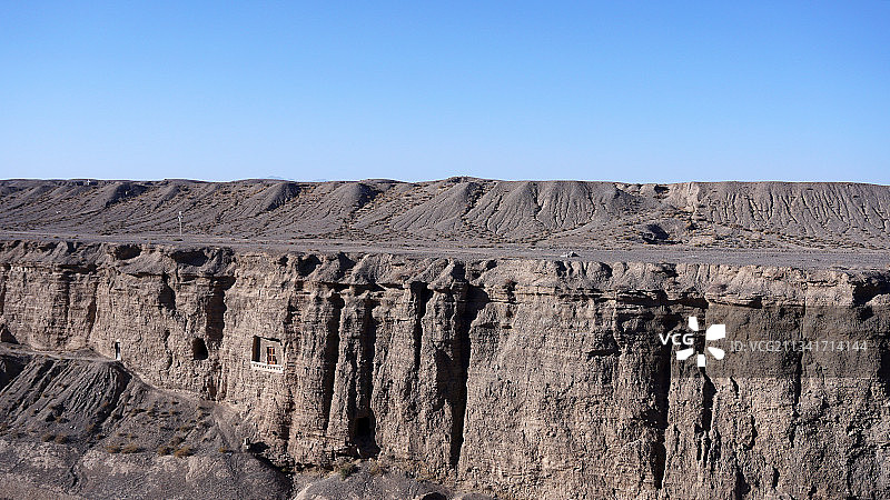 敦煌莫高窟外景图片素材
