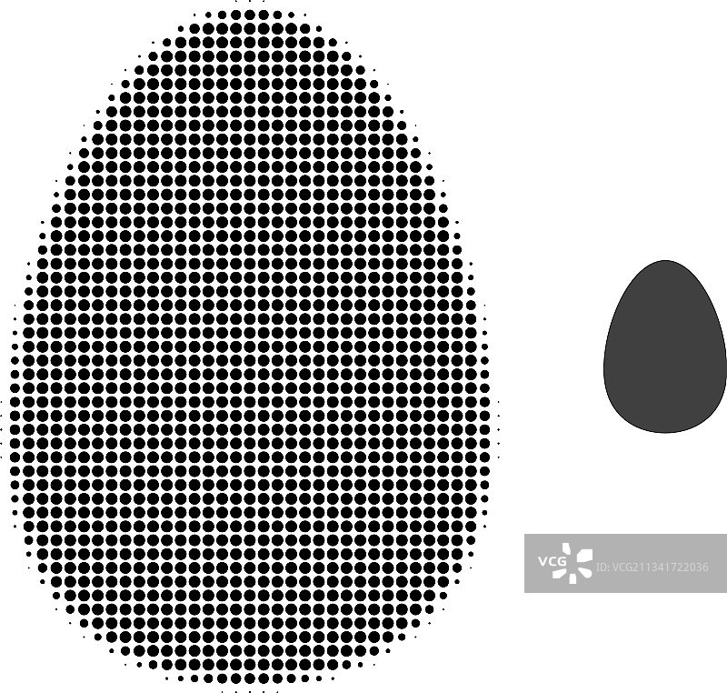 鸡蛋波点图标图片素材