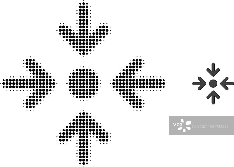 会议地点半色调点状图标图片素材