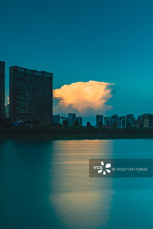 湖南长沙蘑菇云图片素材