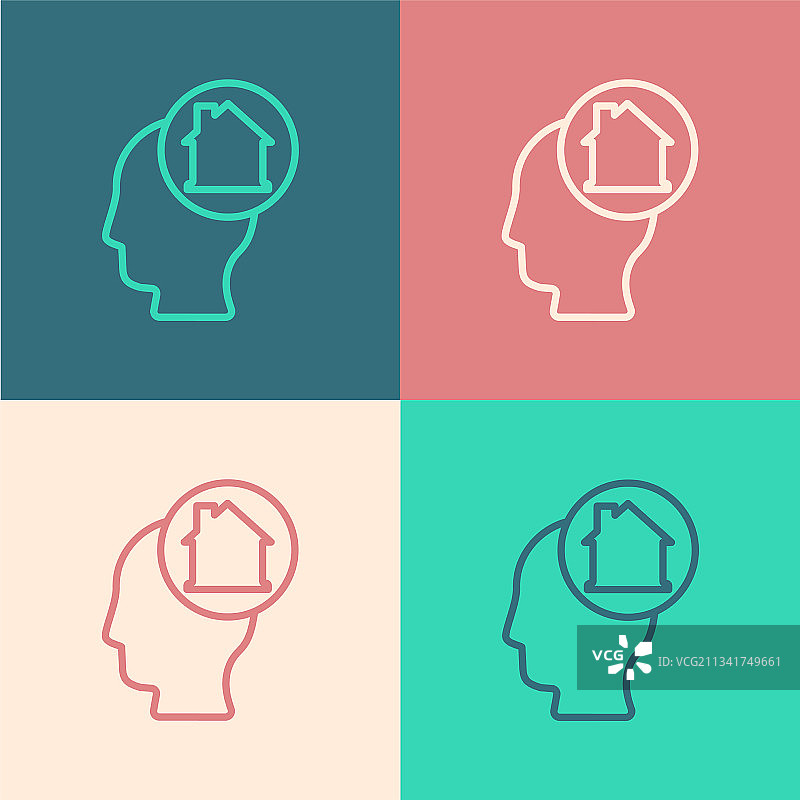 男人梦想购买新房图片素材