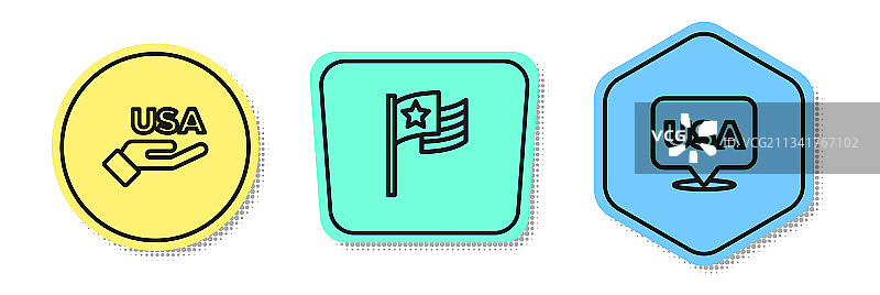 美国独立日美国国旗图片素材