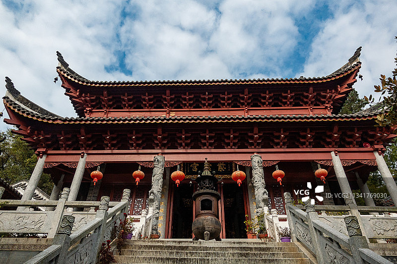 湖南南岳衡山景区寺庙图片素材