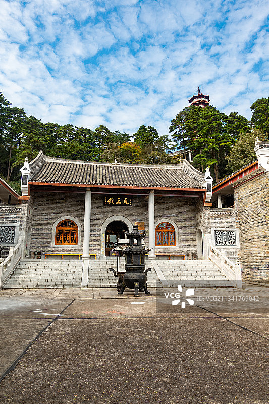 湖南南岳衡山景区寺庙图片素材