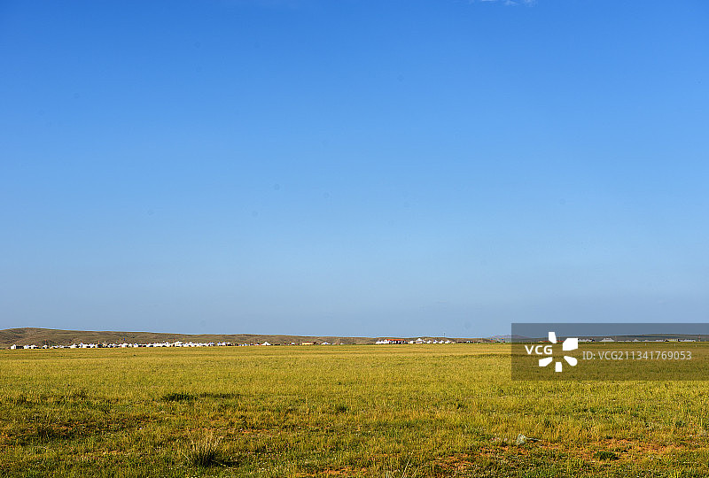 2013年8月18日内蒙古包头市达尔罕茂明安联合旗希拉姆仁召河图片素材