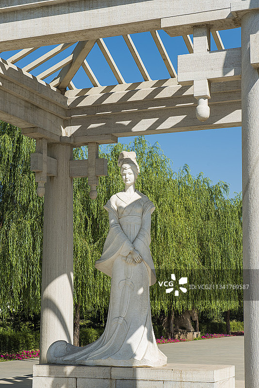 2013年8月18日中国内蒙古呼和浩特市昭君博物院图片素材