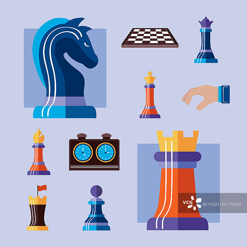 十个棋子图片素材