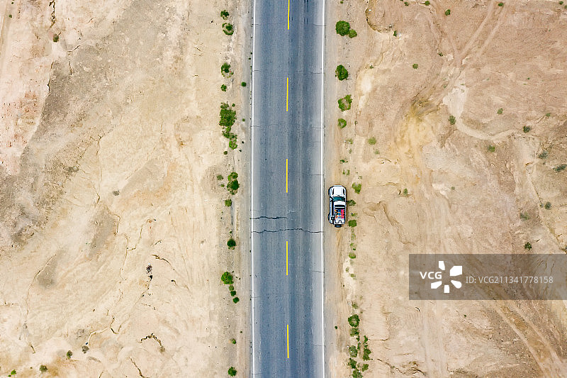 青海315U型公路图片素材