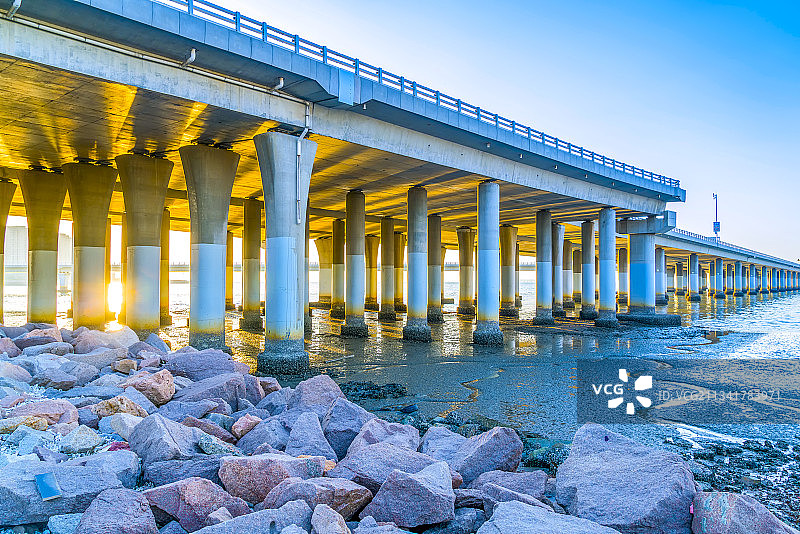 青岛胶州湾跨海大桥图片素材