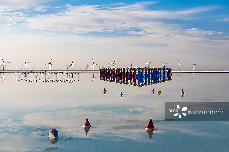 茶卡天空一号 青海图片素材