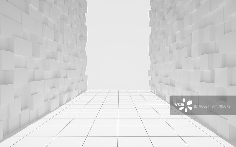 建筑空间三维图形图片素材