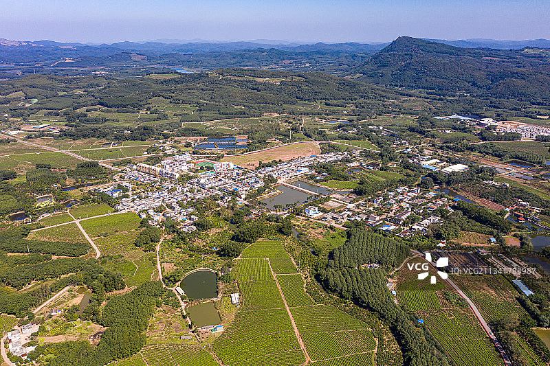 海南白沙原生态茶园小镇图片素材