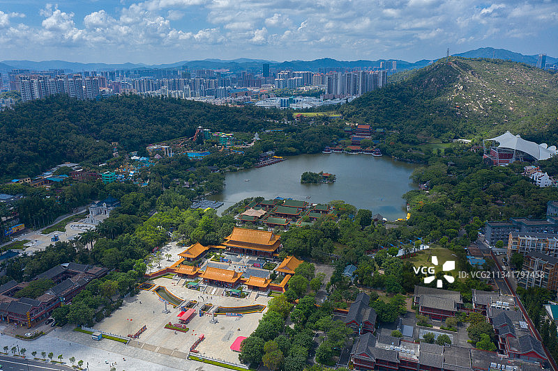 珠海市圆明新园和水上乐园图片素材