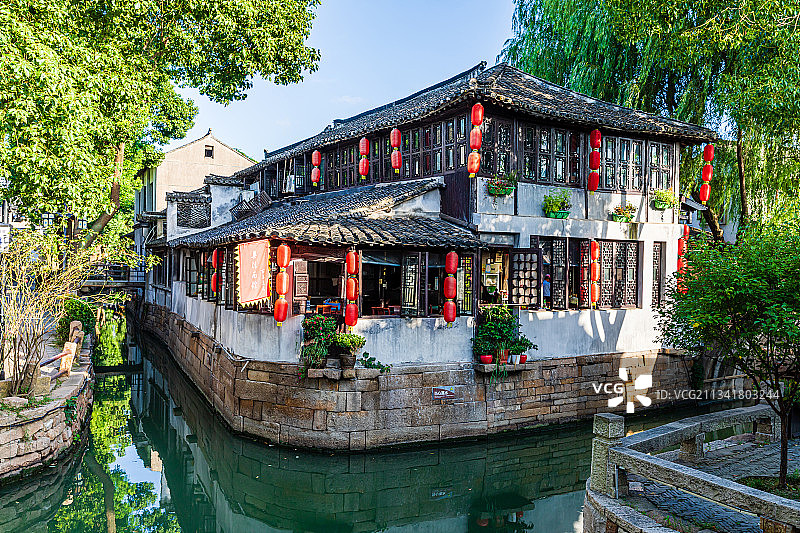 苏州甪直古镇图片素材