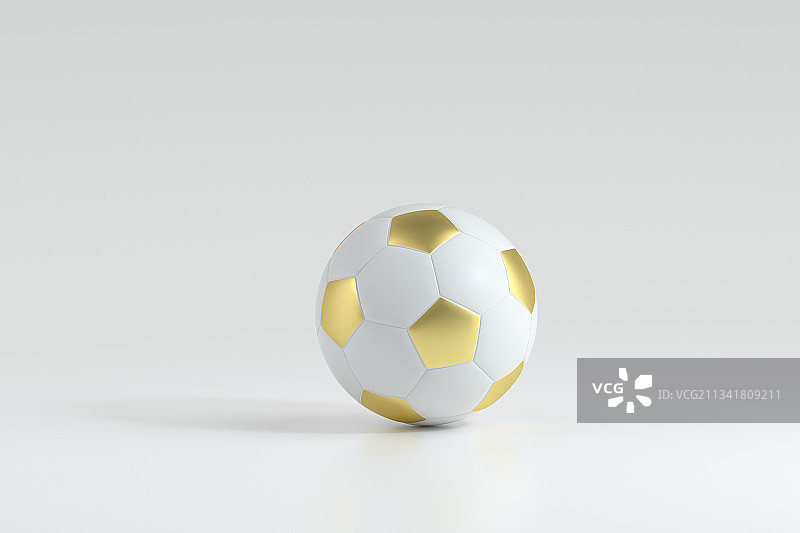 3D渲染的足球篮球奖杯图片素材