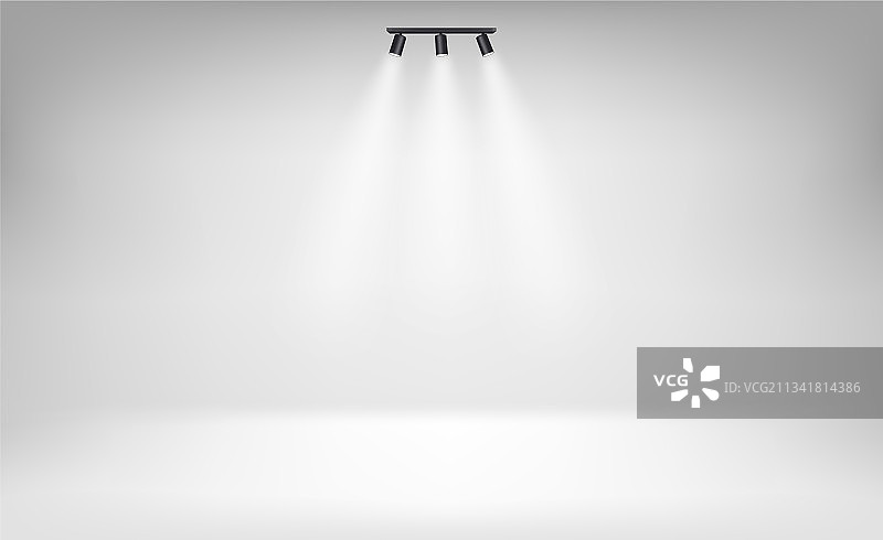 带聚光灯的明亮场景模板图片素材