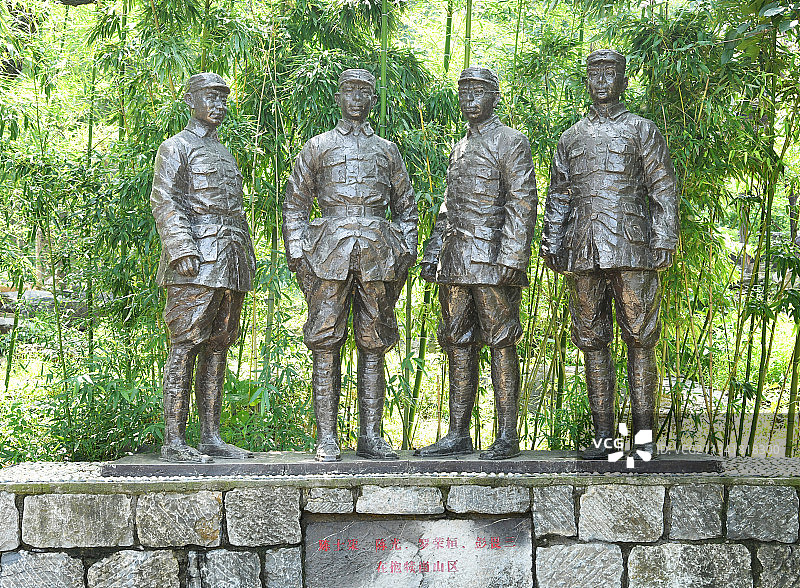 山东枣庄八路军抱犊崮抗日纪念园图片素材