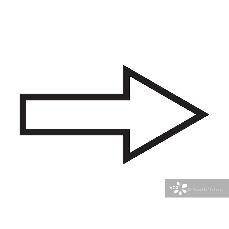 黑白箭头EPS10图片素材