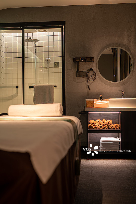 SPA养生馆室内设计图片素材