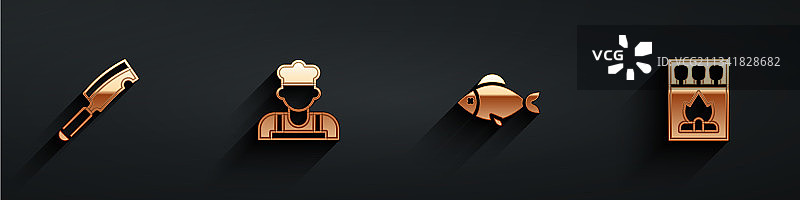 肉类切碎器、鱼、火柴盒等物品图片素材