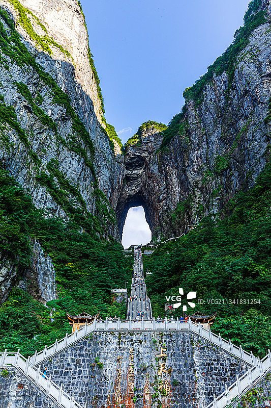 天门山风光图片素材