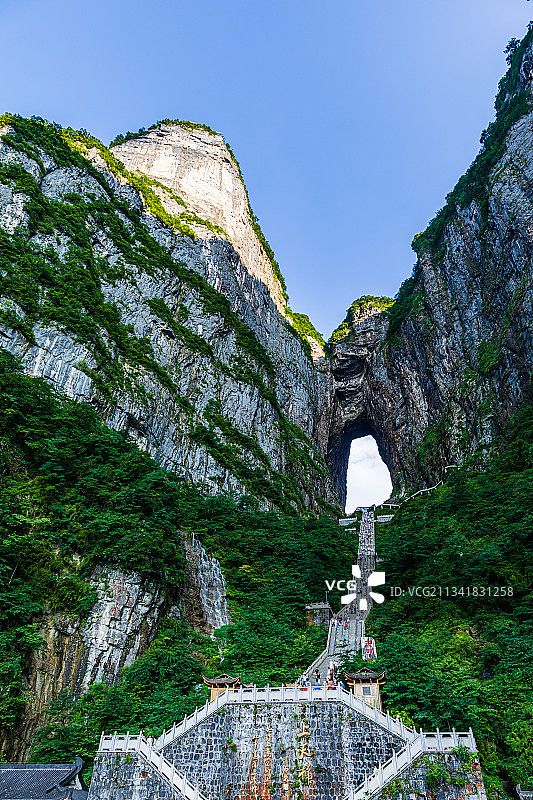 天门山风光图片素材