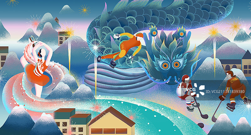 北京滑雪运动图片素材