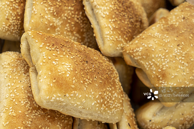 2014-04-12中国河北石家庄鹿泉市缸炉烧饼图片素材