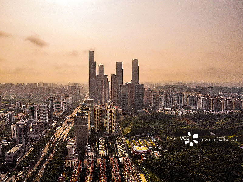 南宁东盟国际会展中心航拍图片素材
