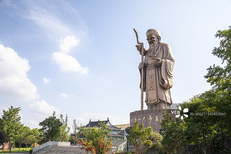 江苏省如皋市东方大寿星园图片素材