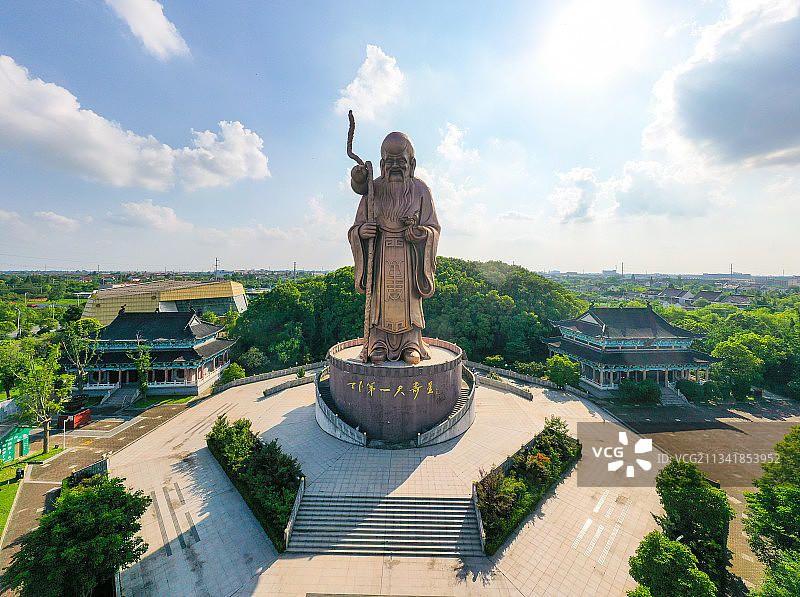 江苏省如皋市东方大寿星园图片素材