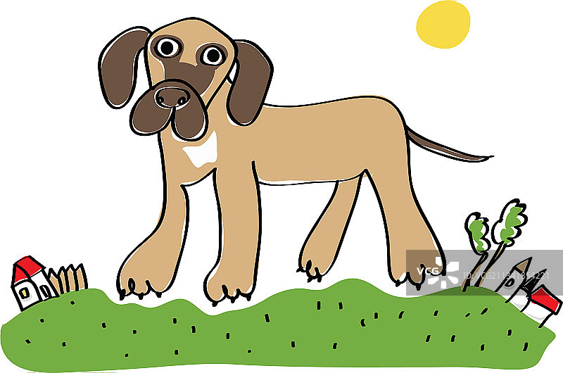 巴西獒犬肖像图片素材