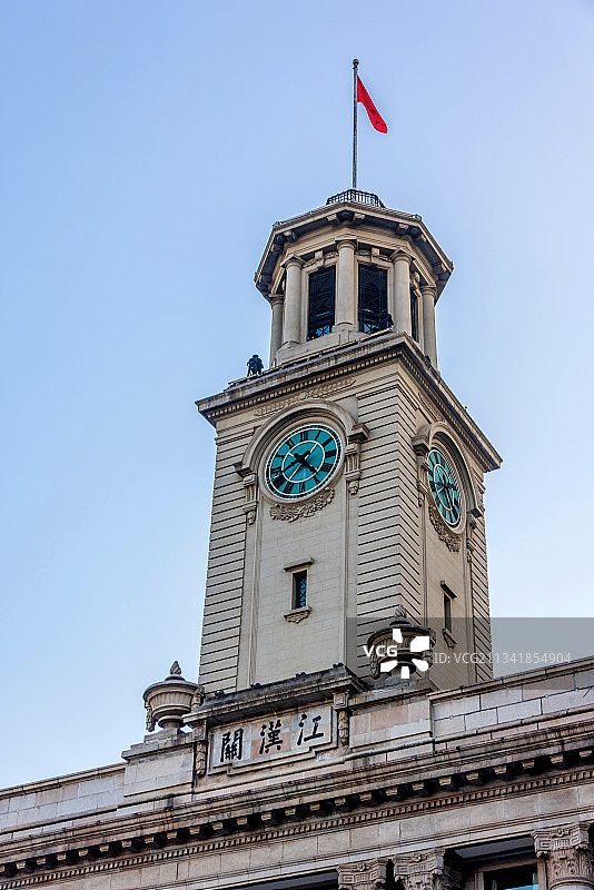 中国湖北武汉江汉关大楼旧址图片素材