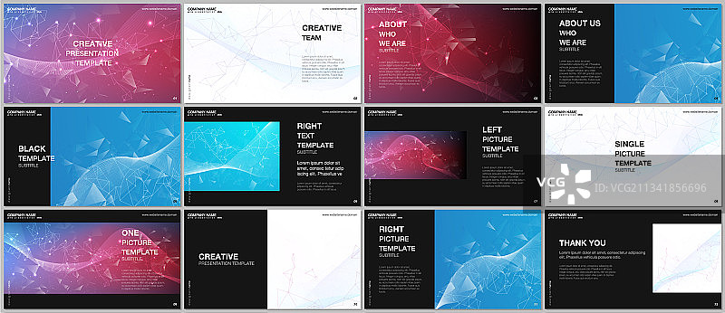 多用途演示设计模板图片素材