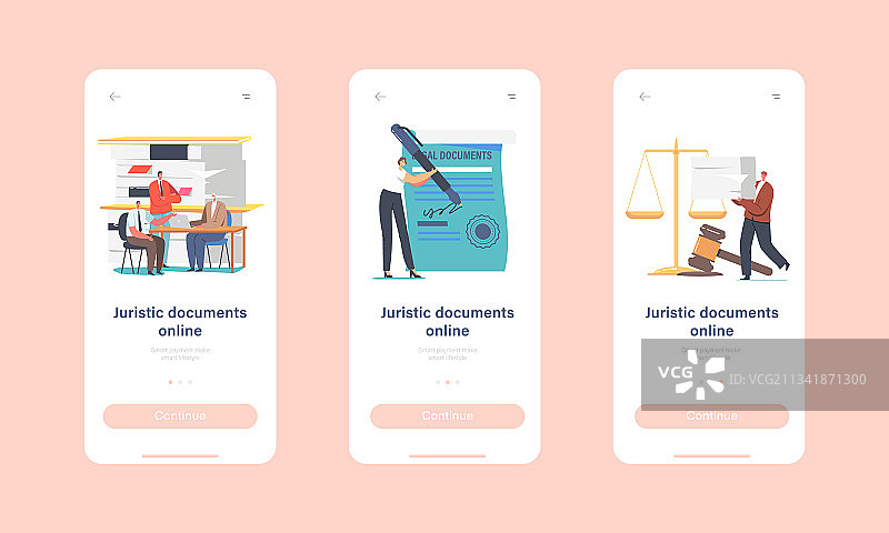 律师文件公证专业服务手机图片素材