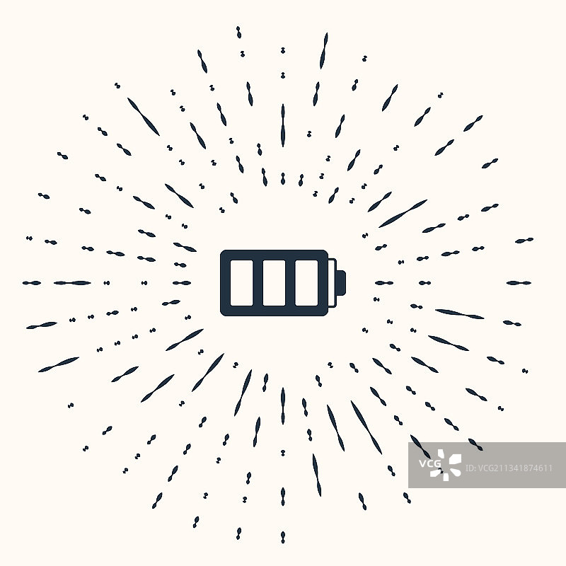 灰色电池电量指示器图标图片素材