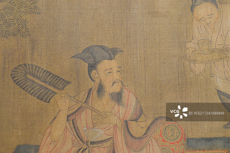 唐孙位高逸图图片素材