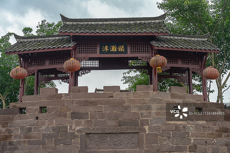重庆市合川区涞滩古镇景区图片素材