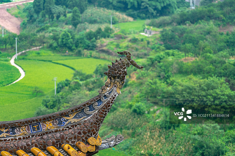 重庆市合川区涞滩古镇景区图片素材