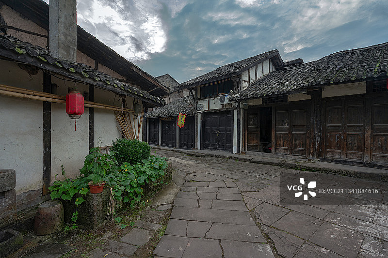 重庆市合川区涞滩古镇景区图片素材