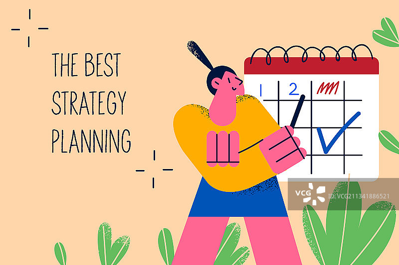 最佳商务战略规划概念图片素材