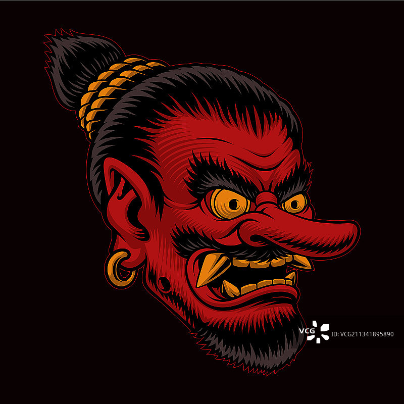 日本天狗头像图片素材